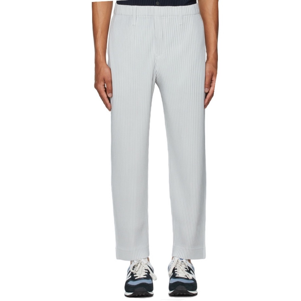 Homme Plisse Issey Miyake Grey Pleat Pants